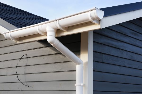 PVC Rain Gutter Installation in Monument