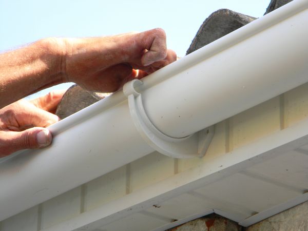 Plastic Gutter Repair in Monument