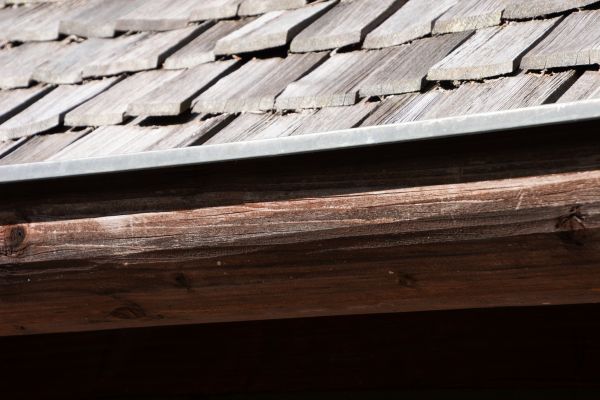 Wood Rain Gutter Installation in Monument